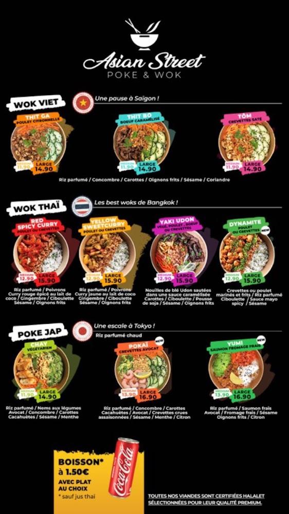 Asian Street Toulon - Menu Image 1