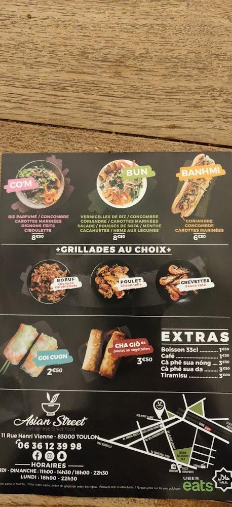 Asian Street Toulon - Menu Image 4