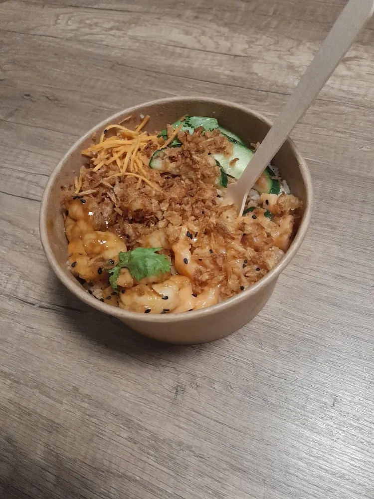 Wok de Crevettes Au Saté Kai